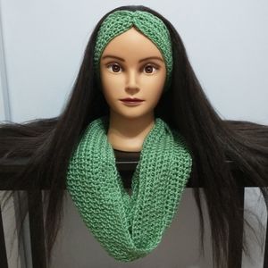 JFaith Designs Scarf & Headband Set - Handmade